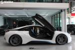 BMW i8 Crystal White Pearl Metallic by ProDrive on ADV.1 Wheels (ADV05 M.V2 CS) 2017 года